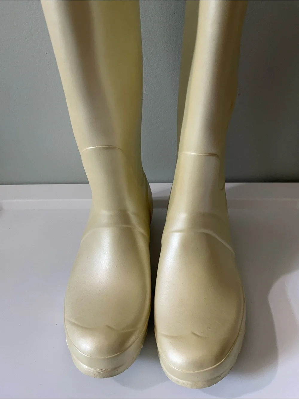 Hunter Orginial Gloss Rainboots - Pearl